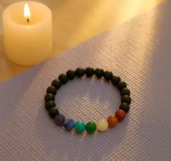 Unisex_Multicolor_Karungali_Bracelet_7_Chakra_8Mm_Beads_Energy_Healing_&_Spiritual_Balance