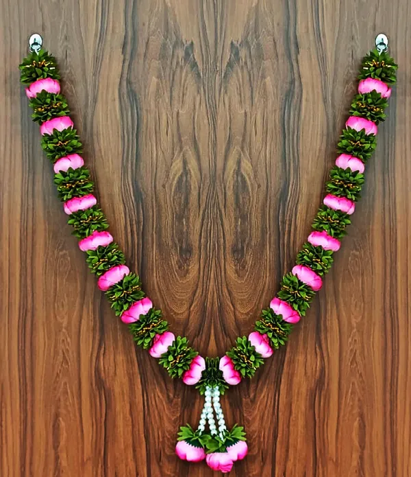 Lotus_Pink_Peony_Fabric_Washable_Handmade_Artificial_Garland_Flower_Mala_for_Photo_Frame_&_God_Idols