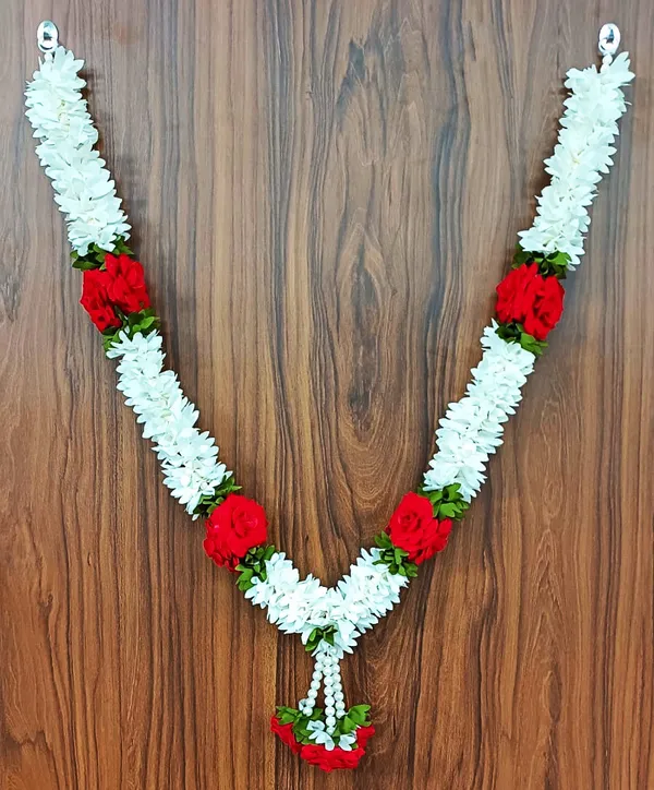 Red_Floral_Washable_Garland_Ritual_Decoration_for_Idols_&_Photo_Frames