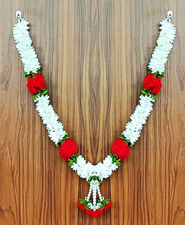 Red_Floral_Washable_Garland_Ritual_Decoration_for_Idols_&_Photo_Frames