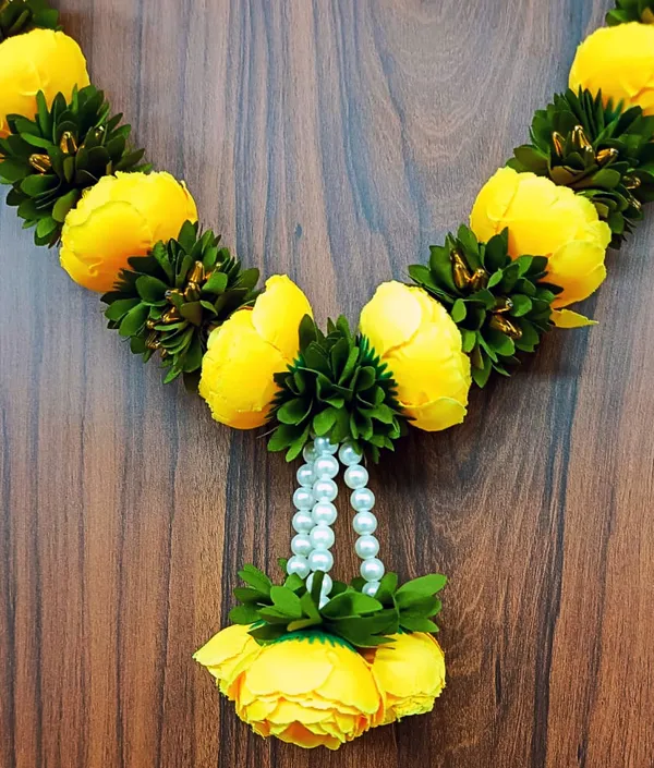 Yellow_Peony_Washable_Garland_For_Auspicious_Beginnings_&_Blessings
