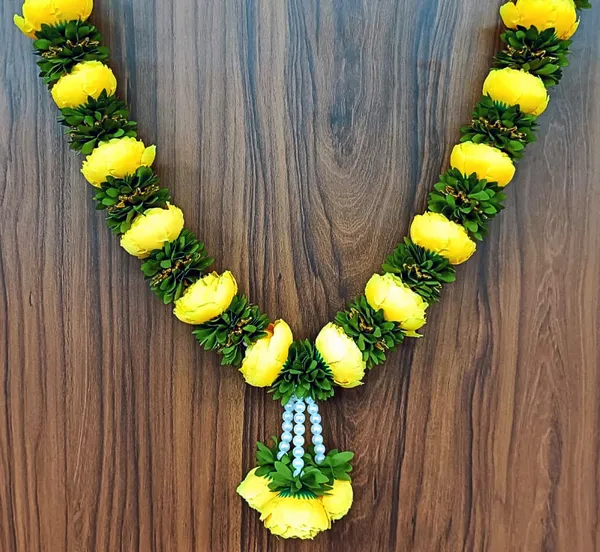 Yellow_Peony_Washable_Garland_For_Auspicious_Beginnings_&_Blessings