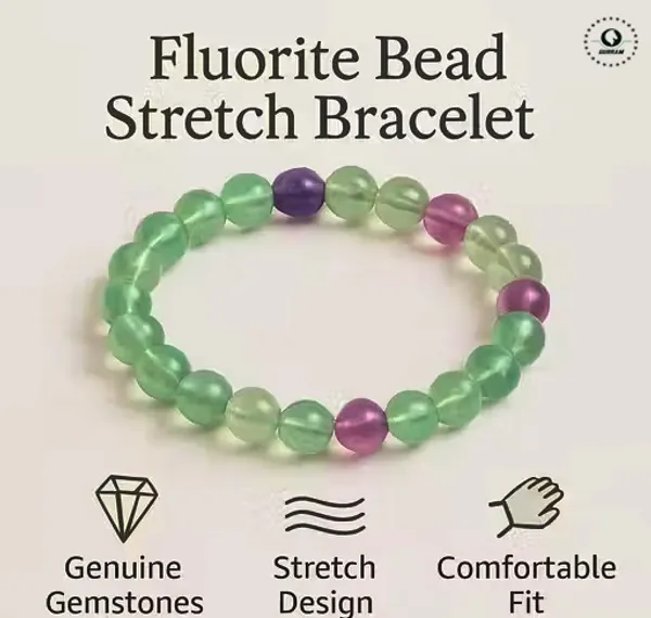 Unisex_Light_Green_Natural_Fluorite_Healing_Bracelet