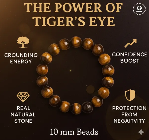 Brown_Natural_Tiger_Eye_Stone_Bracelet_For_Men_&_Women_10_MM_Round_Beads