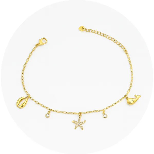 18K_Gold_Plated_Stainless_Steel_Ocean_Charm_Bracelet_With_Whale,_Starfish,_Seashell_&_Crystal_Accents_|_Anti-Tarnish,_Waterproof