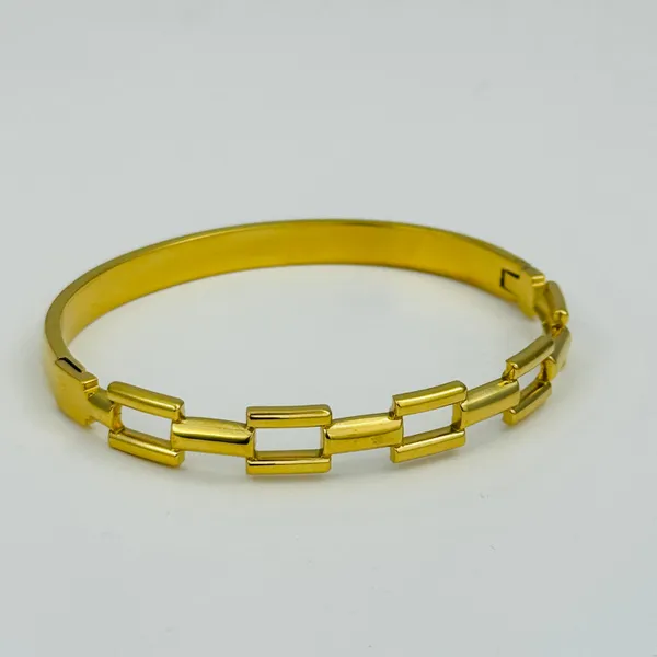18K_Gold_Plated_Stainless_Steel_Geometric_Link_Bracelet_Bangle_|_Anti-Tarnish,_Waterproof