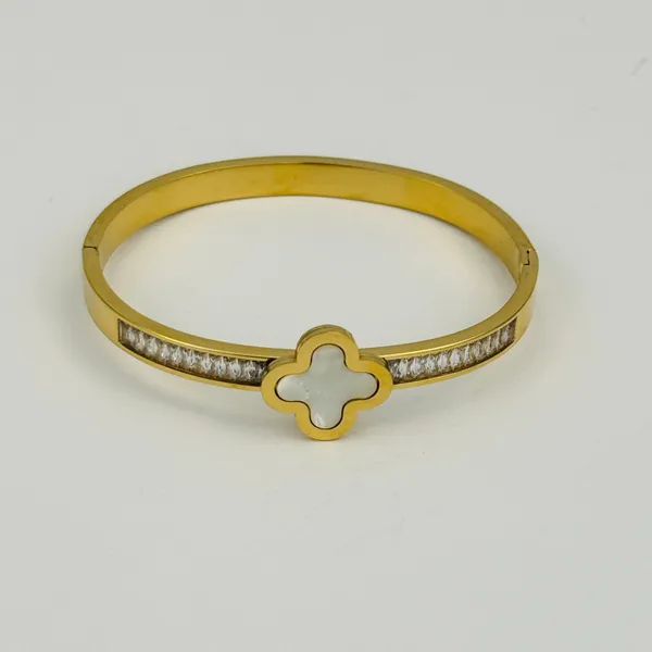 18K_Gold_Plated_Stainless_Steel_Clover_Design_Bracelet_With_Mother_Of_Pearl_&_Crystal_Accents_|_Anti-Tarnish,_Waterproof