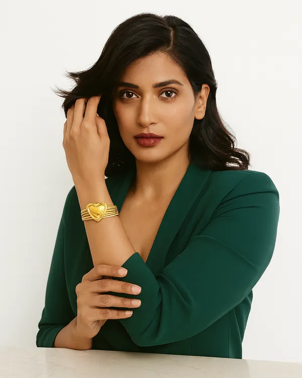 Golden_Heartline_Glow_Bracelet_For_Women