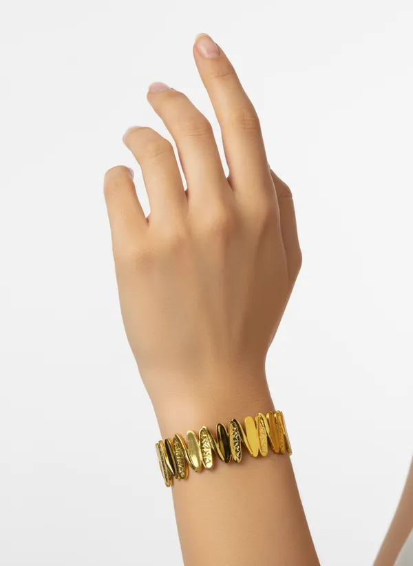 18K_Gold_Plated_Stainless_Steel_Wave_Pattern_Cuff_Bracelet_|_Anti-Tarnish,_Waterproof_&_Adjustable