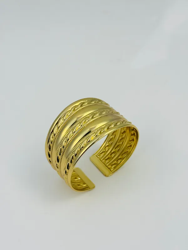 18K_Gold_Plated_Stainless_Steel_Layered_Rope_Cuff_Bracelet_|_Anti-Tarnish,_Waterproof_&_Adjustable
