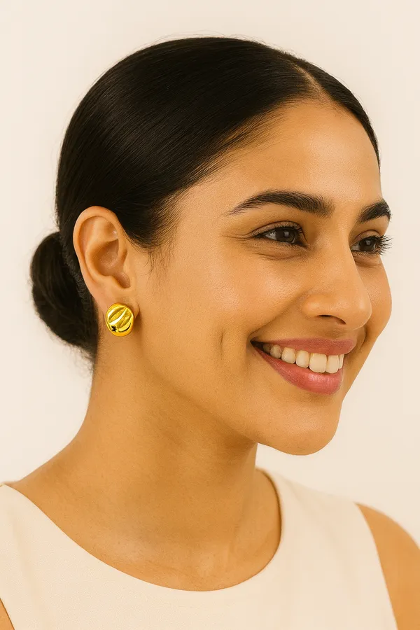 Golden_Lustra_Bold_Dome_Stud_Earrings_For_Women