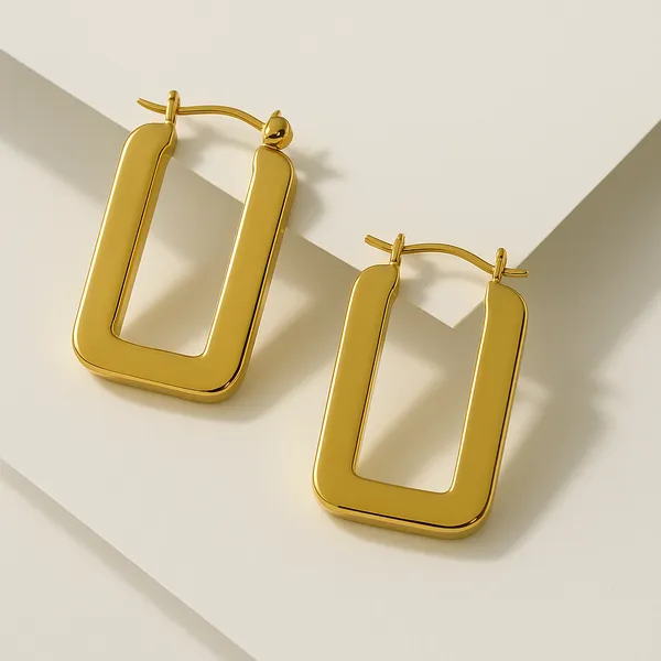 Golden_Aureus_Bold_Rectangle_Hoop_Earrings_For_Women
