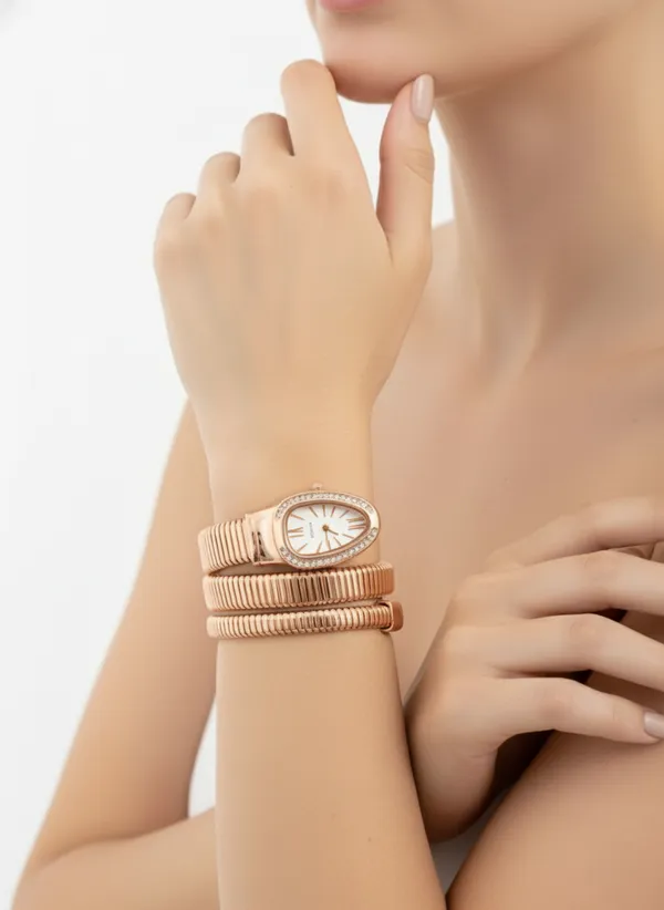 Ziwels_Rose_Gold_Serpent_Coil_Watch_for_Women_–_Mother-of-Pearl_Dial,_Crystal_Bezel,_18K_Rose_Gold_Plated,_Anti-Tarnish_&_Waterproof