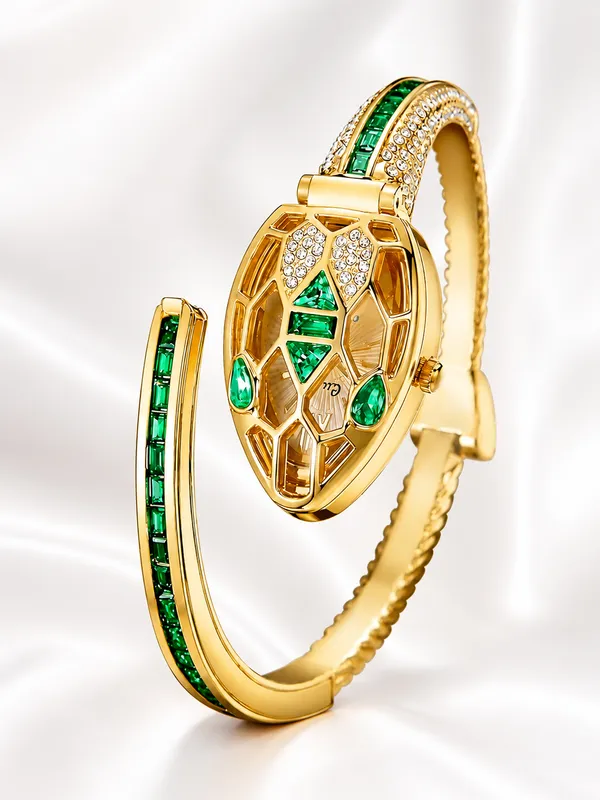 Luxury_Emerald_Hidden_Dial_Bracelet_Watch_for_Women_|_Green_Crystal_Designer_Bangle_Watch_|_Premium_Jewelry_Style_Analog_Watch