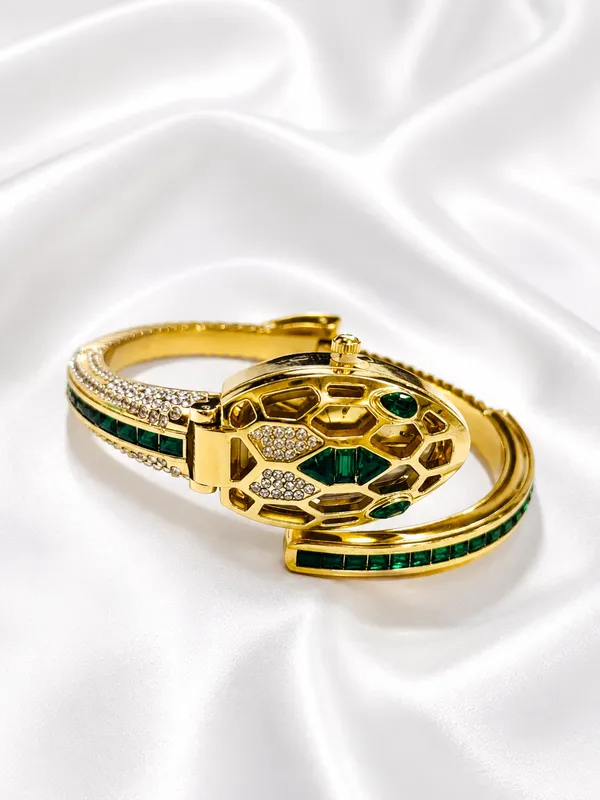 Luxury_Emerald_Hidden_Dial_Bracelet_Watch_for_Women_|_Green_Crystal_Designer_Bangle_Watch_|_Premium_Jewelry_Style_Analog_Watch