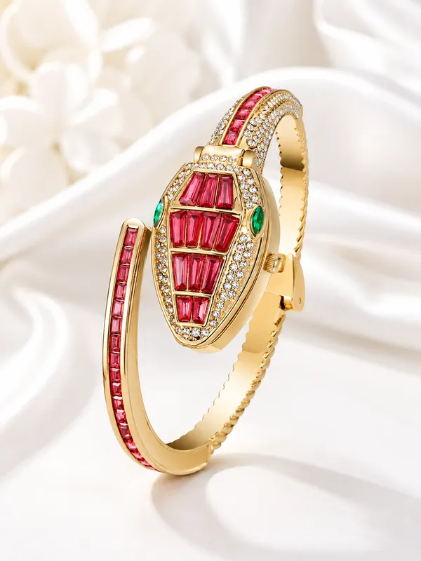 Luxury_Ruby_Snake_Head_Hidden_Dial_Bracelet_Watch_for_Women_|_Red_Crystal_Serpent_Bangle_Watch_|_Premium_Designer_Analog_Watch
