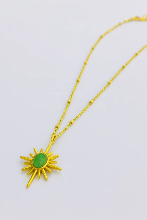 Golden_Ribbon_Bow_Necklace_For_Women