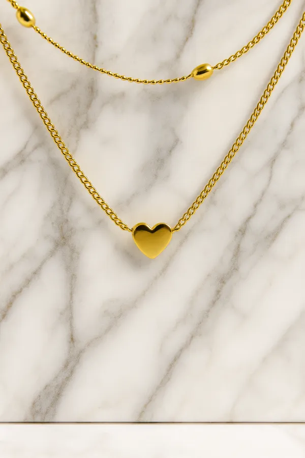 Ziwels_18K_Gold-Plated_Two-Layer_Heart_Pendant_Necklace_–_Waterproof_&_Anti-Tarnish