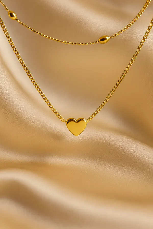 Ziwels_18K_Gold-Plated_Two-Layer_Heart_Pendant_Necklace_–_Waterproof_&_Anti-Tarnish