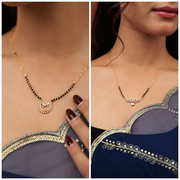 Ranya_and_Charvi_–_Gold_Plated_Mangalsutra_Necklace_for_Women,_Pack_of_2