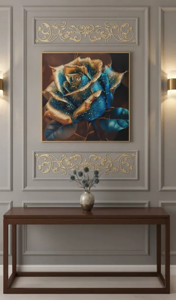 Trending_Blue_&_Black_Pvc_Premium_Crystal_Wall_Frame_(H_20_X_W_20_In)