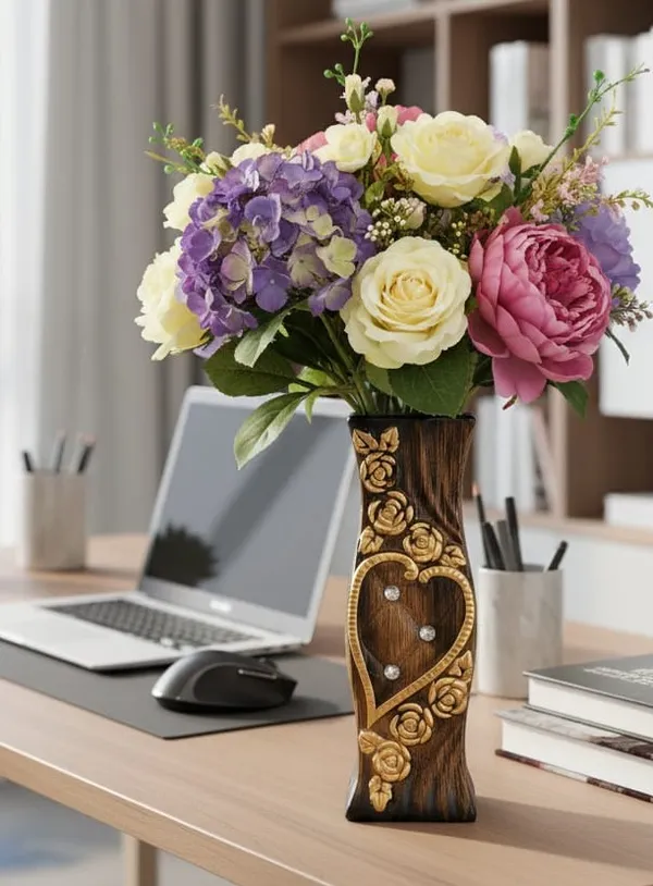 Wooden_Brown_Ceramic_Premium_Vase_For_Home_Decor_(W_4_X_H_12_In)