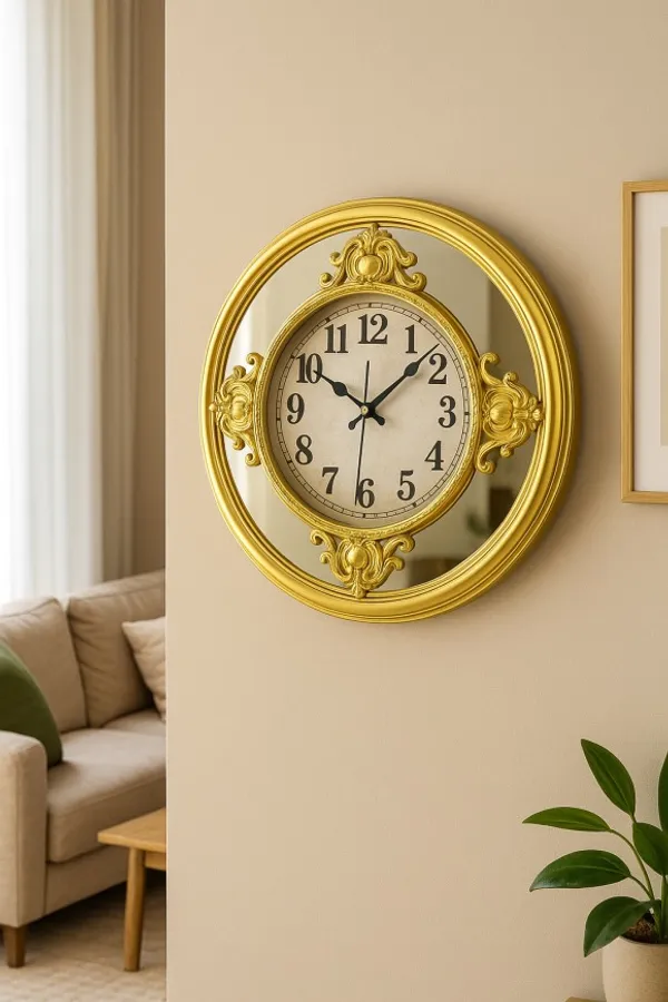 Gold_Fiber_Plain_Wall_Clock_(20_In._Dia)