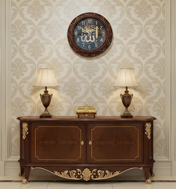 Brown_Fiber_Arabic_Wall_Clock_(24_In._Dia)