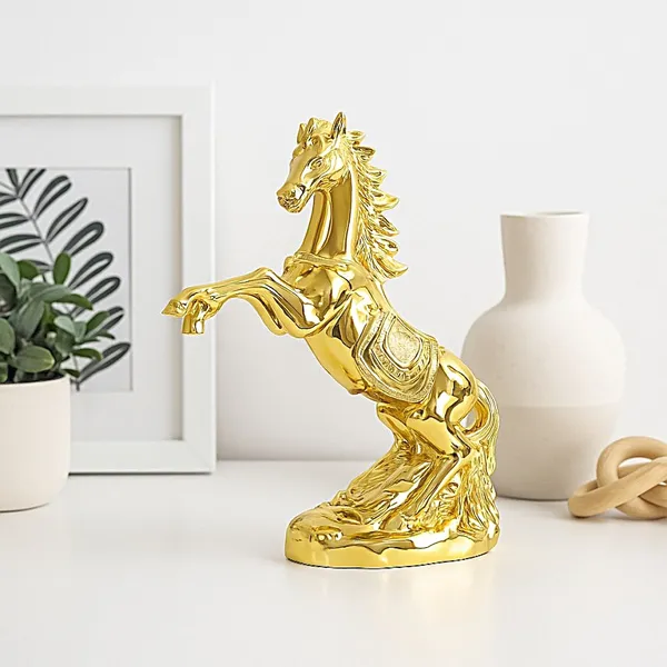 Gold_Resin_Decorative_Horse_Statue_(H_15_X_W_17_In)