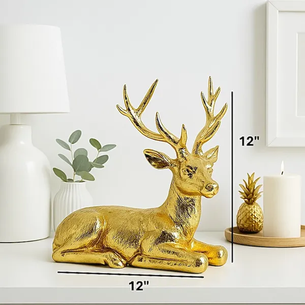 Gold_Resin_Decorative_Deer_Statue_(H_12_X_W_12_In)