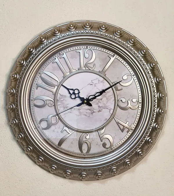 Silver_Pvc_Decorative_Wall_Clock_(20_In._Dia)