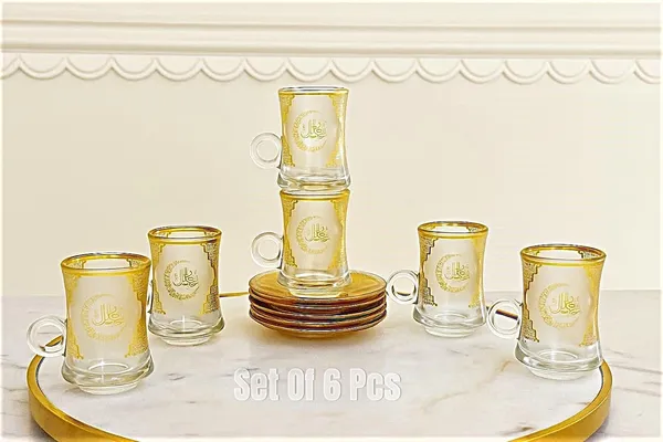Transparent_&_Gold_Glass_Arabic_Tea_Cup_And_Saucer_Set_(Pack_Of_6_Pcs)