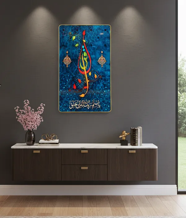 Trending_Gold_&_Blue_Pvc_Premium_Crystal_Wall_Frame_(H_20_X_W_12_In)