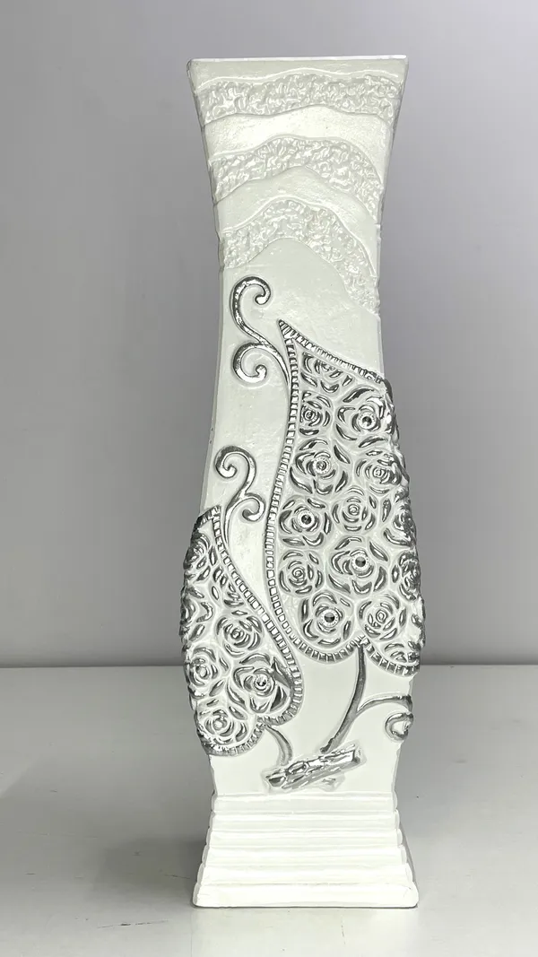 White_Ceramic_Premium_Vase_For_Home_Decor_(H_24_X_W_6_In)