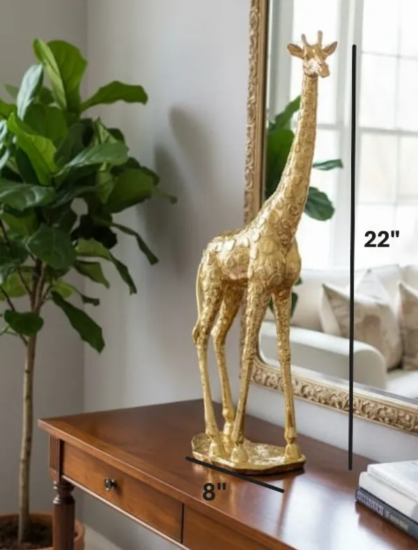 Gold_Resin_Decorative_Giraffe_Statue_(H_22_X_W_8_In)