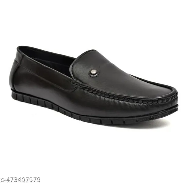 Black_Synthetic_Leather_Slip_On_Loafer_|_For_Mens