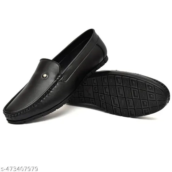 Black_Synthetic_Leather_Slip_On_Loafer_|_For_Mens