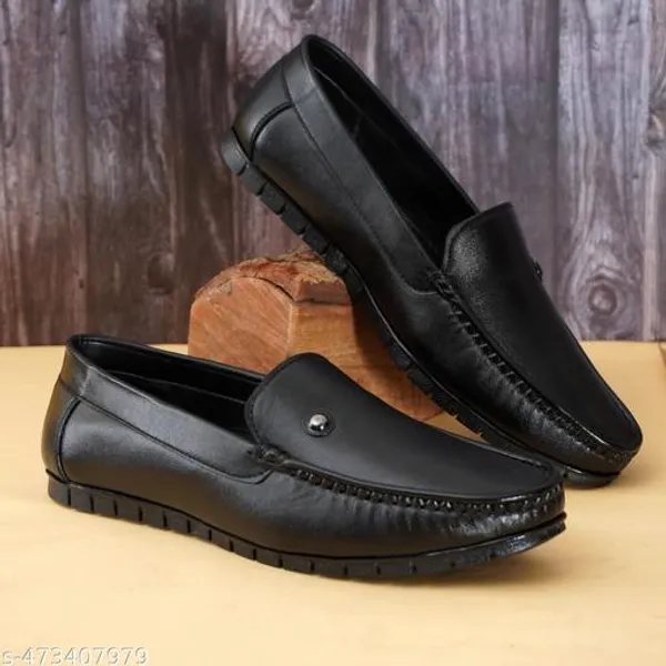Black_Synthetic_Leather_Slip_On_Loafer_|_For_Mens