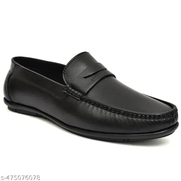 Black_Synthetic_Leather_Slip_On_Loafer_|_For_Mens