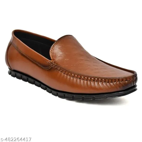 Tan_Synthetic_Leather_Slip_On_Loafer_|_For_Mens