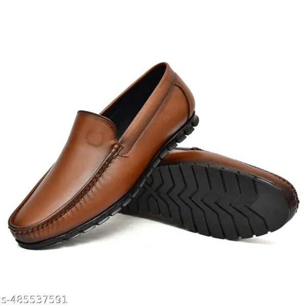Tan_Synthetic_Leather_Slip_On_Loafer_|_For_Mens