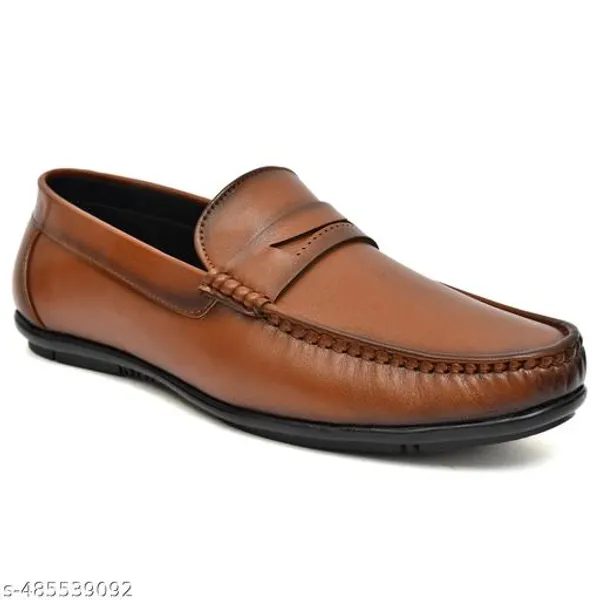 Tan_Synthetic_Leather_Slip_On_Loafer_|_For_Mens