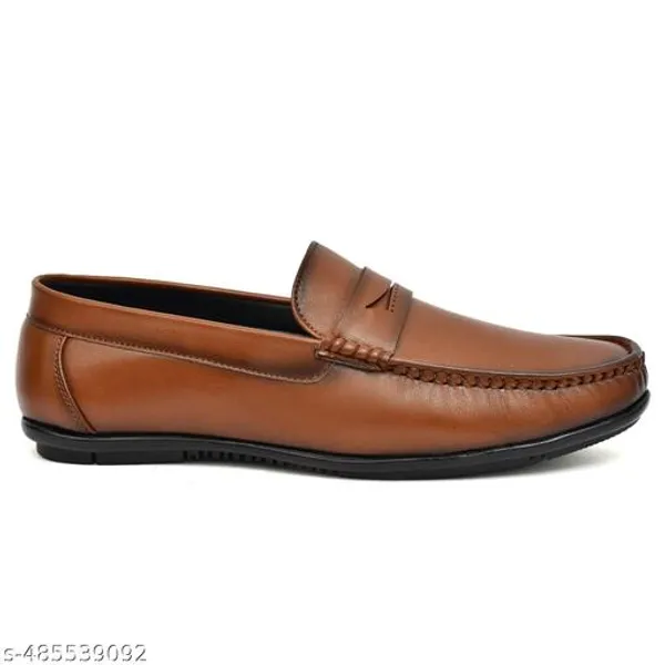 Tan_Synthetic_Leather_Slip_On_Loafer_|_For_Mens