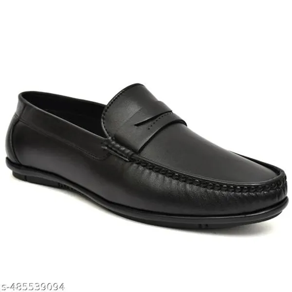 Black_Synthetic_Leather_Slip_On_Loafer_|_For_Mens
