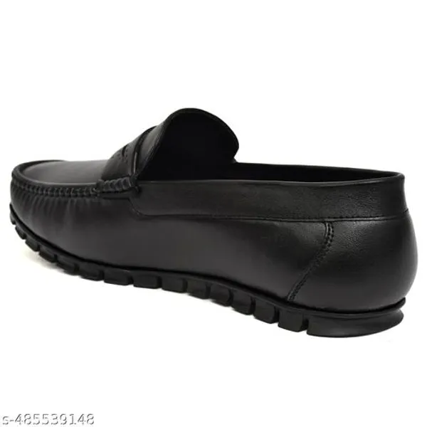 Black_Synthetic_Leather_Slip_On_Loafer_|_For_Mens