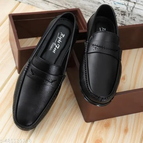 Black_Synthetic_Leather_Slip_On_Loafer_|_For_Mens