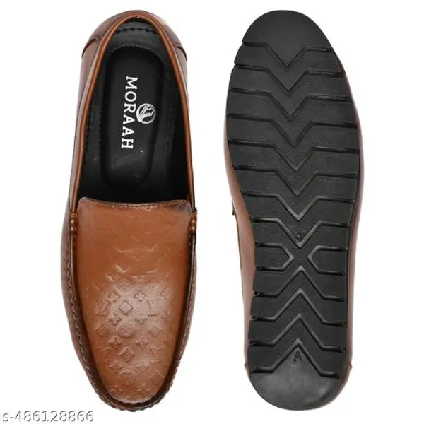 Tan_Synthetic_Leather_Slip_On_Loafer_|_For_Mens
