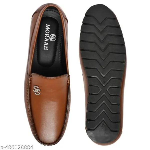 Tan_Synthetic_Leather_Slip_On_Loafer_|_For_Mens