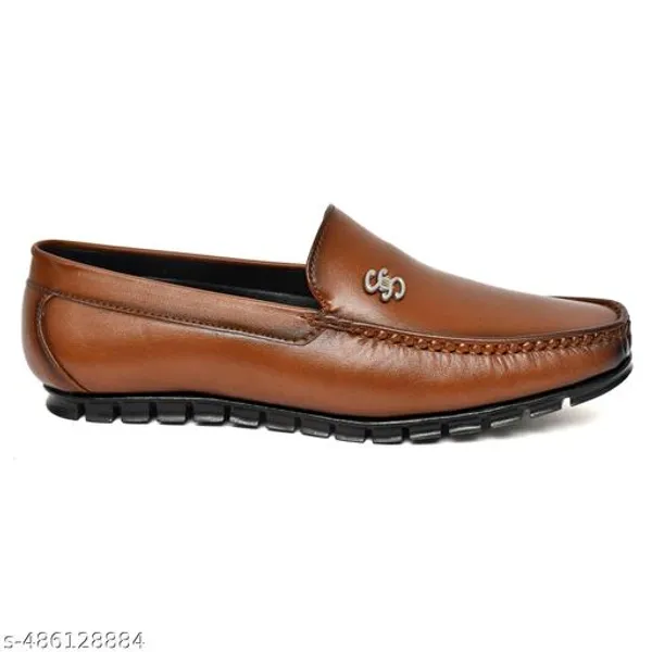 Tan_Synthetic_Leather_Slip_On_Loafer_|_For_Mens