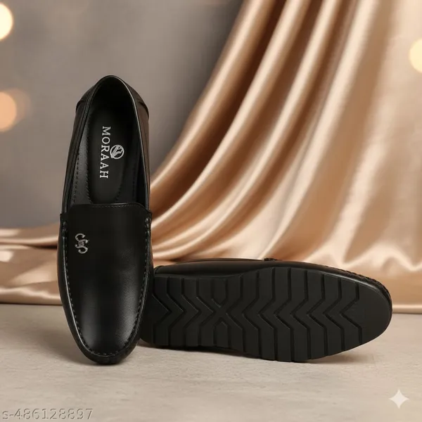 Black_Synthetic_Leather_Slip_On_Loafer_|_For_Mens